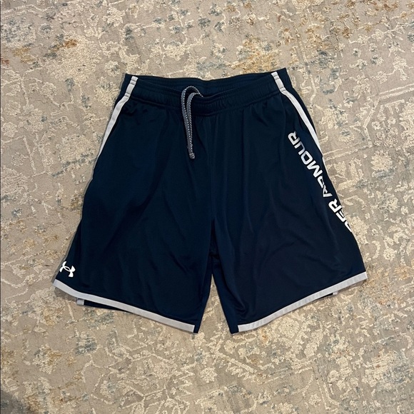 Under Armour Other - Under Armour kids Navy and Gray Athletic Shorts